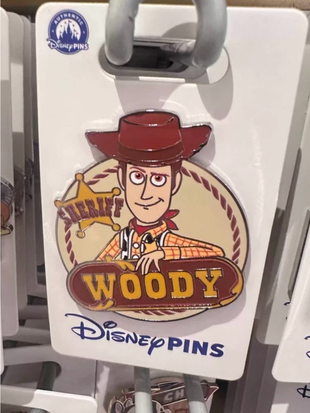 Disney Pixar Sheriff Woody Character Pin - Disney Parks Authentic